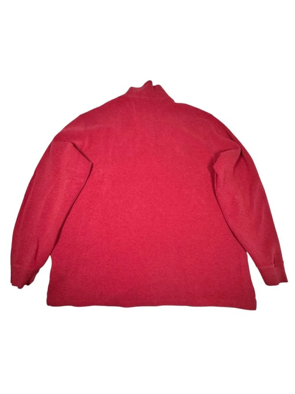 Polo Ralph Lauren 100% Cotton Quarter Zip Sweater Sz XXL Tall Pony Mock Neck